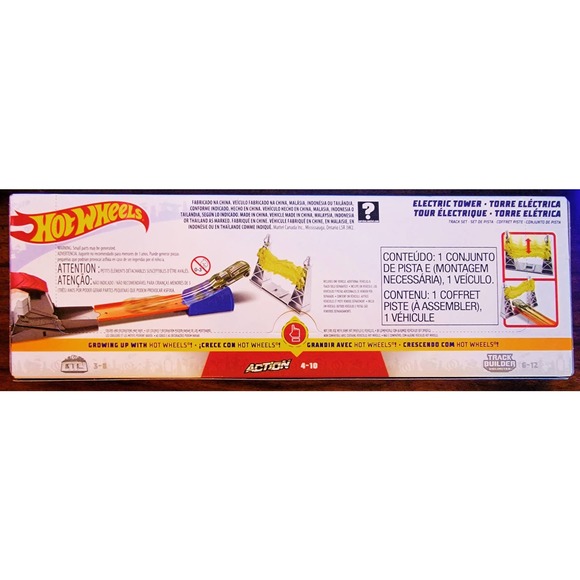 HOT WHEELS Electric Tower Action Playset w/ Exclusive Car New Sealed Track Kit - Picture 3 of 8